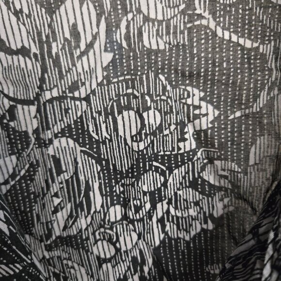 Coldwater Creek Woman Lightweight 100% Cotton Floral Long Sleeve Top Size XL - Picture 5 of 5